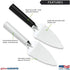 Rada Cutlery Serrated Pie Server, Made in USA, Black Handle