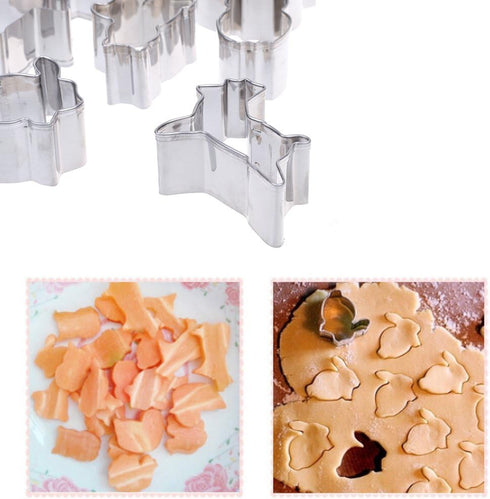 Cosmos Set of 9 Mini Animal Shapes Cookie Cutters, Molds for Birthday Party