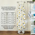 Encasa Ironing Board Covers (57"x22"), Drawstring Tightening with Thick 3 mm Felt Padding, Scorch Resistant, Printed