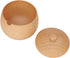 Wooden Spice Jar - Seasoning Container with Lid for Home Kitchen and Restaurant (Wood)