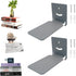 SHTCSZBA Invisible Floating Bookshelves Wall Mounted, Heavy-Duty Book Organizers, Iron Wall Mount Storage