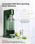1 2 Pack, (1L) (1L) Soda Maker Bottles, Litre Reusable BPA Free Sparkling Water Bottles, Reusable Carbonating Bottles