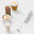 Powerful Milk Frother Handheld Foam Maker, Mini Whisk Drink Mixer for Coffee, Cappuccino, Latte, Matcha, Hot Chocolate,