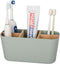 Toothbrush Holders for Bathrooms, Bamboo Tooth Brush Holder with 5 Slots Bathroom