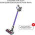 Replacement Quick Release Wand for Dyson V6 /DC58/DC59/DC61/DC62/DC74 Models, Extension Tube Compatible