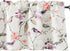 VOGOL Bird Pattern Kitchen Valances - Pocket Window Curtains for Living Room, 52 Inch Wide by 18 Inch Long