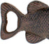 The Bridge Collection 5.90" Cast Iron Bass Bottle Opener, Fish Decor for Cabin, Lake House, Camping