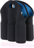 Hipiwe Set of 2 Insulated Neoprene Wine Carrier Tote Bag + 6 Pack Beer Can Carrier Tote, Perfect for Travel