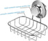 SANNO Suction Cup Soap Holder, Soap Dish Saver Tray for Shower Wall, Bathroom, Stainless Steel
