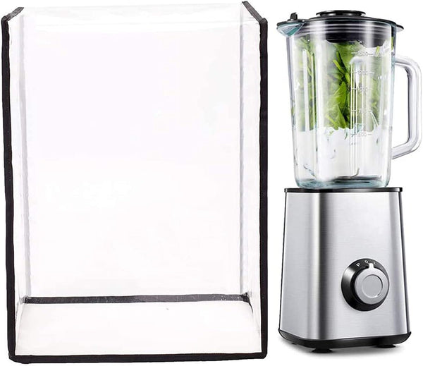 Clear Kitchen Blender Dust Cover, Compatible with Ninja Foodi Blender, Blender Cover with Accessory Pocket, Juice Cover