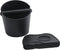 6.3 inch Large Espresso Knock Box, Silicone Tamper Mat Set with Removable Knock Bar for Home Office Barista Tools