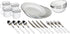 Stansport 24-Piece Camping Enamel Tableware Set