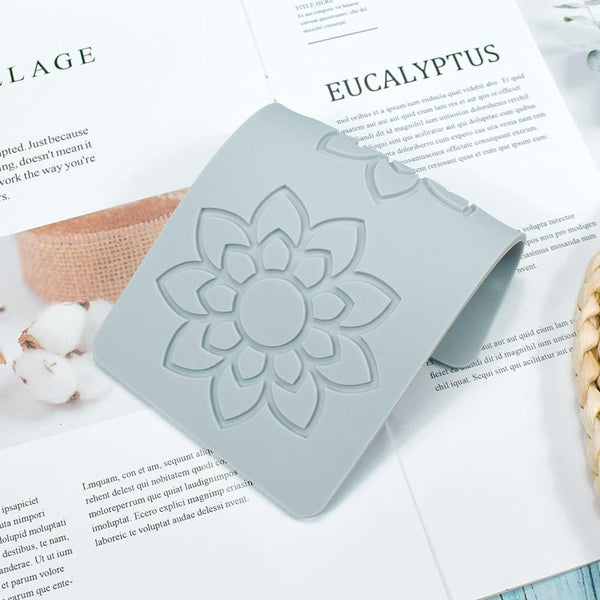 3D Hollow Leaf Fondant Lace Mold, Multi Leaves Flower Shapes Silicone Mould for Cake Decorating, B_7.56x3.92