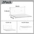 6 Inches 2 Pack, Plants(6 inch, Sezanrpt Acrylic Small Wall Shelves Floating Shelf for Wall Mounting, Acrylic Display