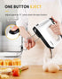 SHARDOR Hand Mixer Electric, 6 Speed & Turbo Handheld Mixer with 5 Stainless Steel Accessories, Snap-On Storage Case