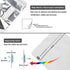 50 Count 8 Ounce Matt White Aluminum Foil Coffee Bags, Stand Up/Flat Bottom Side Gusset Coffee Pouches with Air Release