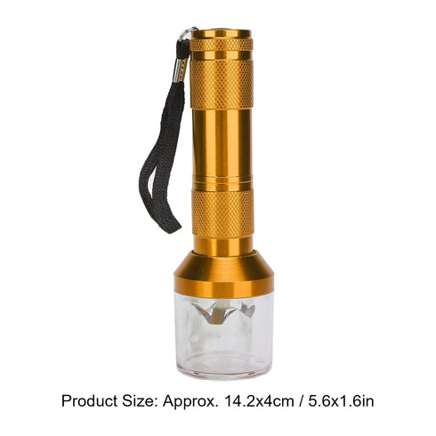 Nail Art Powder Mixing Grinder, Electric Grinder Tool for Nail Salon Home Kitchen (Gold)