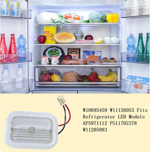 W10695459 W11126053 Fits Refrigerator LED Module for Whirlpool, Sears, AP5971112