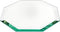 Plymor 6" Beveled Glass Mirror, 5mm Thick Octagon