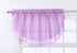 Stylemaster Elegance Sheer Voile Ascot Valance, 60" x 24", Lilac