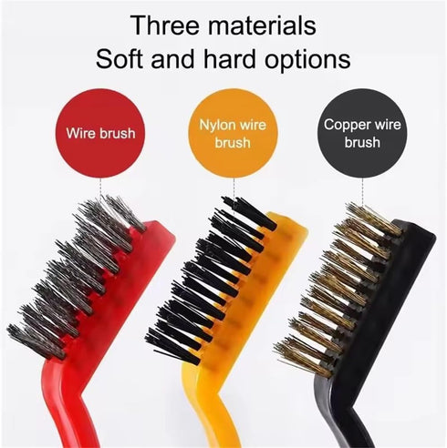 Cleaning Brush: Home Kitchen Wire Brush for Gas Stove, Gap Cleaning Tool, Hard Bristle Crevice Cleaner Set