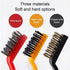 Cleaning Brush: Home Kitchen Wire Brush for Gas Stove, Gap Cleaning Tool, Hard Bristle Crevice Cleaner Set
