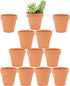 Yishang 2.5 Inch Terracotta Pots, Small Mini Clay Planter with Drainage Holes, 12 Pack for Indoor/Outdoor Plants
