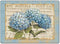 CounterArt Blue Hydrangeas Hardboard Placemat, Set of 2