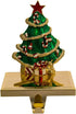 Kurt Adler Zinc Christmas Tree Stocking Holder Decor