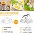 Instant Pot Accessories Egg Steamer Rack Trivet with Heat Resistant Handles, Stainless Steel for 5, 6, 8 Quart &