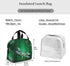 Dragonfly Green Insulated Lunch Box - Reusable Cooler Tote Bag for Women & Men Work Picnic or Travel