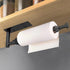 SUS304 VAEHOLD Self Adhesive Paper Towel Holder Under Cabinet Mount, Wall Mounted Paper Towel Roll Holder with Damping
