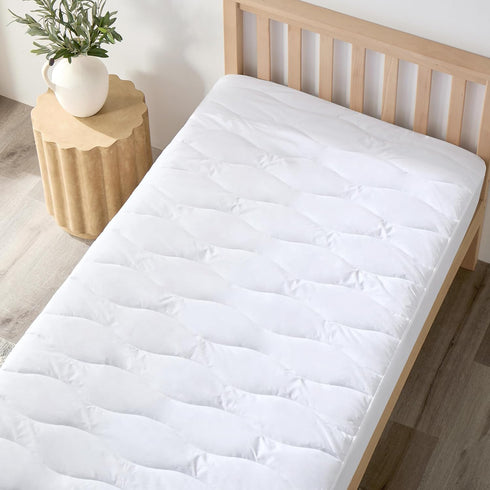 22" (72x84 Inches, California King Cotton Mattress Protector, Breathable Pillow Top Mattress Cover, Soft Quilted Fitted