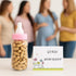 AVELLIM 11 Jumbo Pink Baby Bottle Decoration Large Fillable Baby Shower Centerpiece, Gender Reveal Party Table Decor