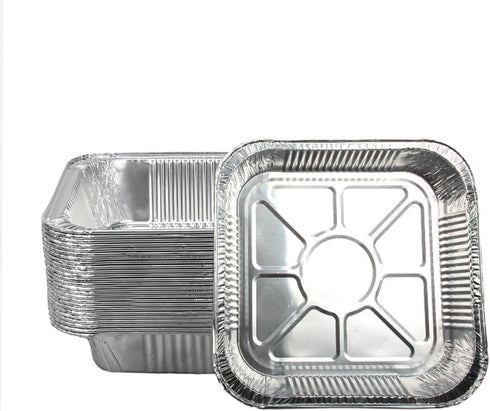 Non-Stick Disposable Air Fryer Aluminum Foil Liners, 50PCS Oil-Proof Aluminum Foil for Instant Pot, Oven