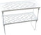 YIKANGHENG Kitchen and Bedroom Storage Rack, 2 Pack 13.8 Inch x 5.5 Inch White Glass Shelf for Cups and More