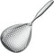 Large Stainless Steel Strainer - Food Grade Filter Spoon with Comfort Handle for Kitchen Cooking, Frying, Pasta