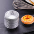 Kichvoe 250pcs Disposable Egg Tart Molds, Round Nonstick Mini Pie Pans, Aluminum Foil Bakeware for Cupcake, 2.7 Inch