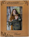 A Grandchild is Someone Who Reaches For Your Hand But Touches Your Heart, Engraved Wood Frame Fits 4x6 Vertical