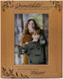 A Grandchild is Someone Who Reaches For Your Hand But Touches Your Heart, Engraved Wood Frame Fits 4x6 Vertical