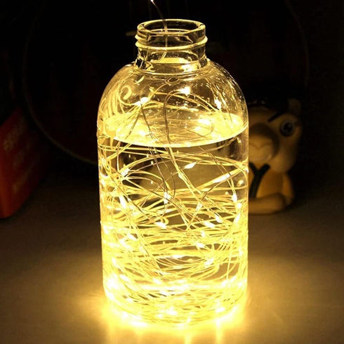8 16.4ft 50leds) Fantasee Copper Wire String Lights USB Powered LED Fairy Lights Modes with Timer Remote Control
