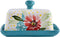 Wisenvoy Butter Dish Ceramic Butter Dish with Lid Butter Keeper Butter Dish