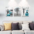 Canvas Wall Art for Living Room - Black and White Paintings - Modern 3 Piece Framed Art Prints for Home Decor