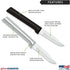 RADA Cutlery Peeling Paring Knife (R102), 2.5" Stainless Steel Hollow Ground Blade, Silver Handle, Made in USA
