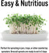 1 lb Broccoli Sprouting Seeds - Perfect for Sprouting & Microgreens, Rich in Sulforaphane, USA Grown (Resealable Bag)