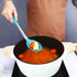 Pack of 2 Large Silicone Slotted Spoon - Kitchen Skimmer with High Heat Resistant BPA Free Non Stick Cooking Ladle