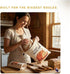 2 Pack, 17"x13" Extra Large Reusable Bread Bags for Homemade Bread - Washable & Freezer Safe Sourdough Storage, Double