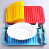 Smithcraft Silicone Trivet Set, 2 Pack, Food-grade, Heat Resistant, Red, Rectangular, 9x12 Inch, 0.27 Inch Thickness