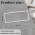 Refrigerator French Door Gasket Compatible with Whirlpool Kenmore Seal W10830162 W10443225 W10179332, Approx. 40.16" x