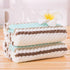 Pidada Hand Towels Set of 2, Striped Pattern 100% Cotton Soft Absorbent Decorative Towel for Bathroom